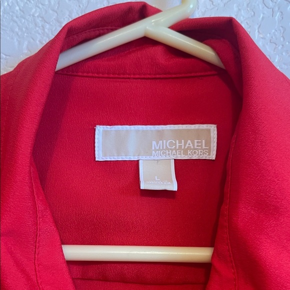 Michael Kors Red Utility Jacket - Picture 4 of 5